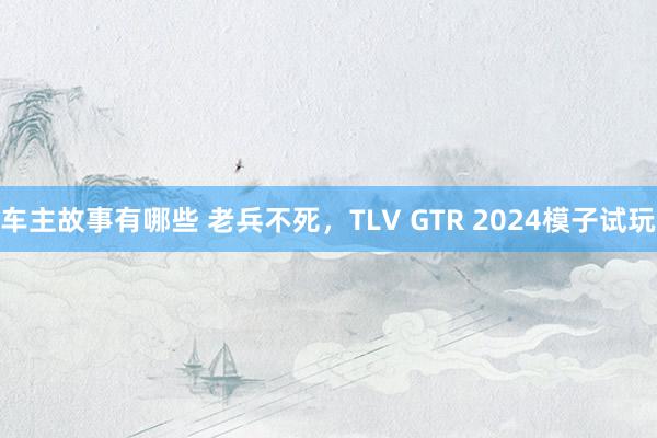 车主故事有哪些 老兵不死，TLV GTR 2024模子试玩